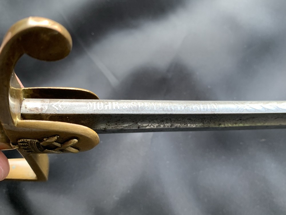 Прусская Сабля Саксонского/Баварского чиновника шахт времен ПМВ