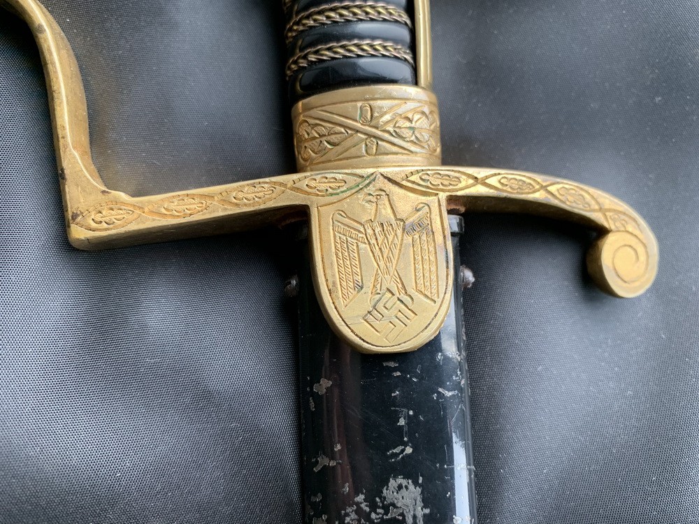 Немецкая офицерская сабля период второй мировой Третий Рейх
