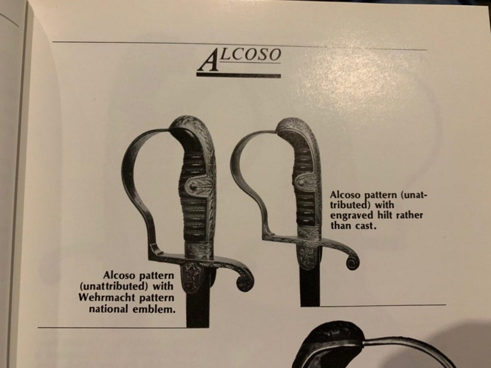Сабля Alcoso Третий Рейх