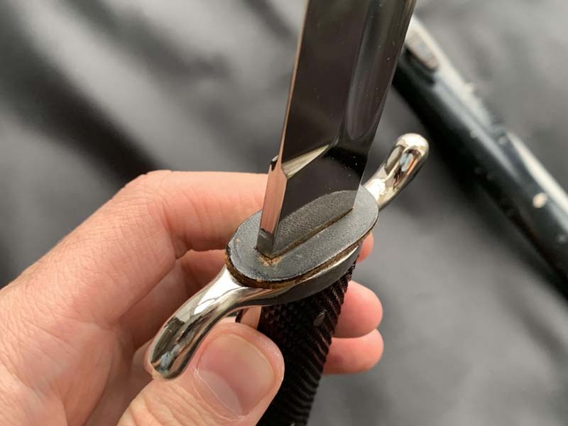 Парадный штык-нож рядового состава пожарной охраны периода 1933-1945 гг.