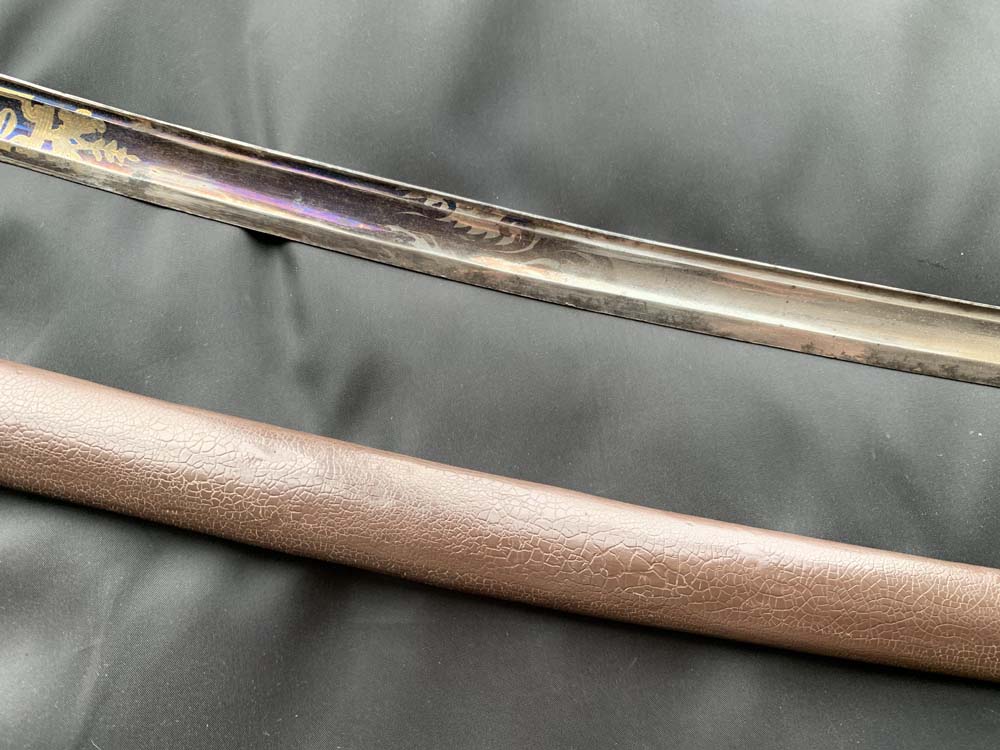 Французская офицерская пехотная сабля образца 1821 года производитель Coulaux Freres, Klingenthal