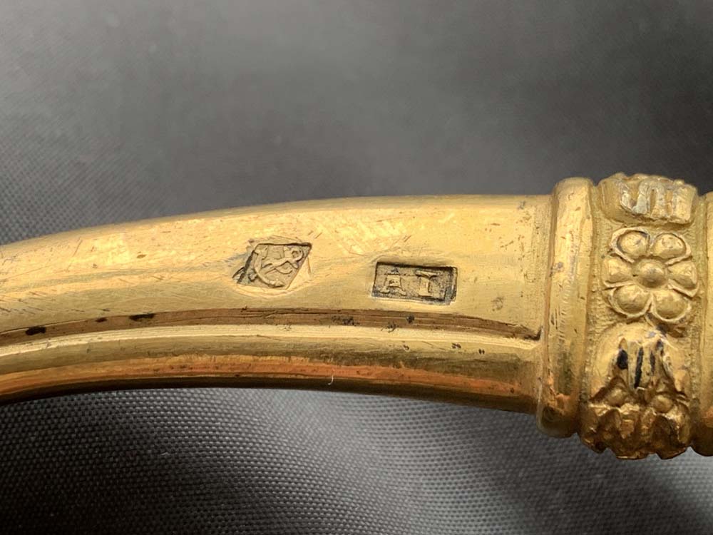 Морская французская офицерская сабля производитель Coulaux Freres, Klingenthal