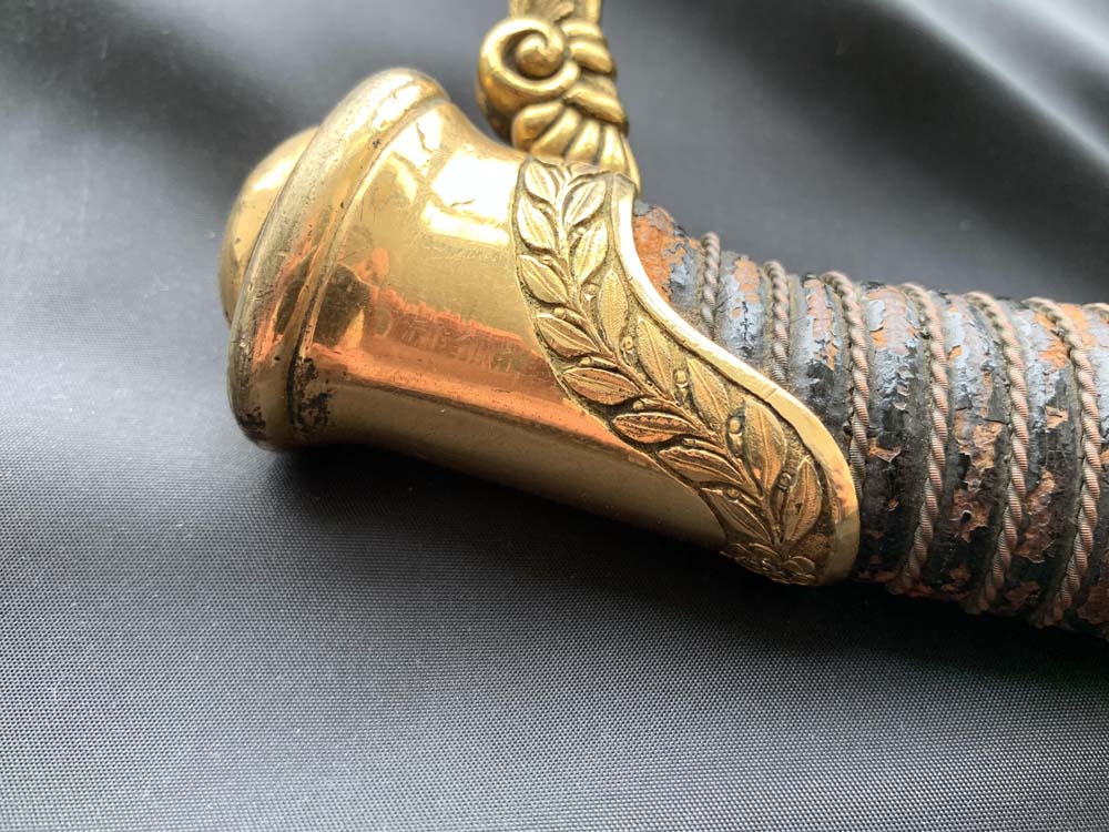 Морская французская офицерская сабля производитель Coulaux Freres, Klingenthal