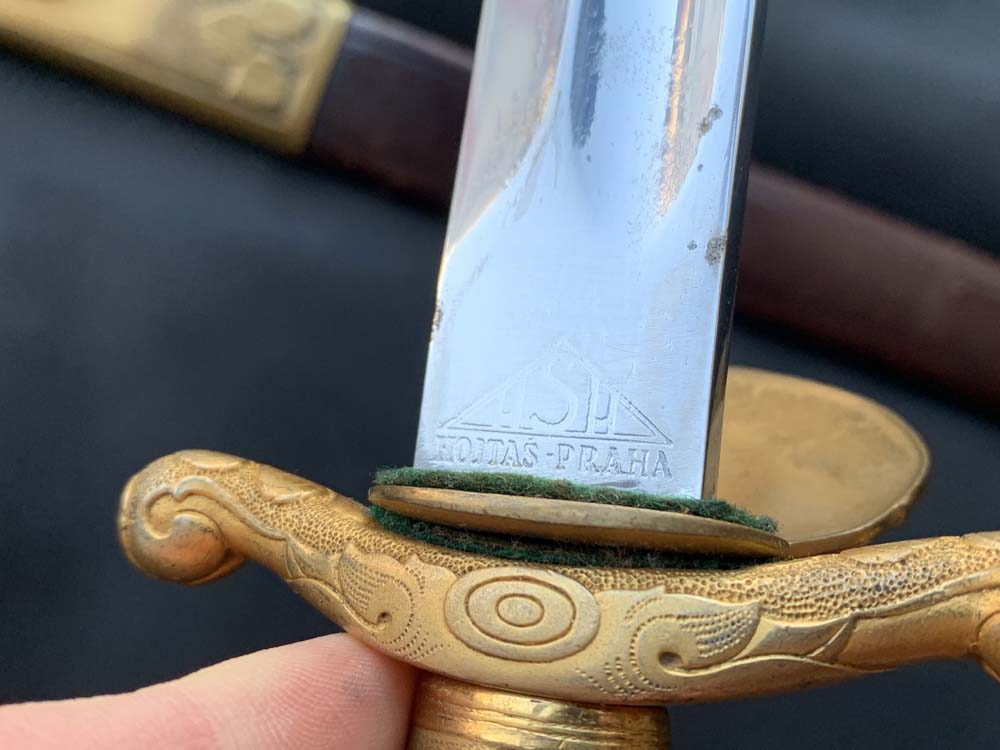 Кортик чиновников и лесничих лесных хозяйств образца 1937 года Чехословакия