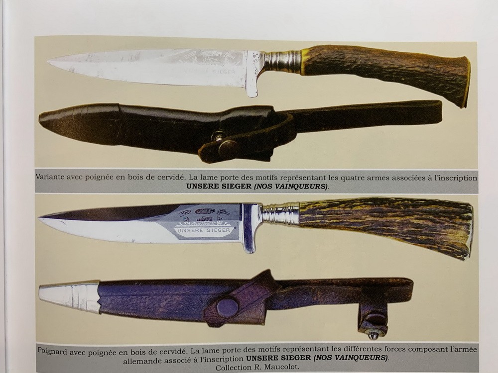 Фото с книги окопный нож Никер Альфа