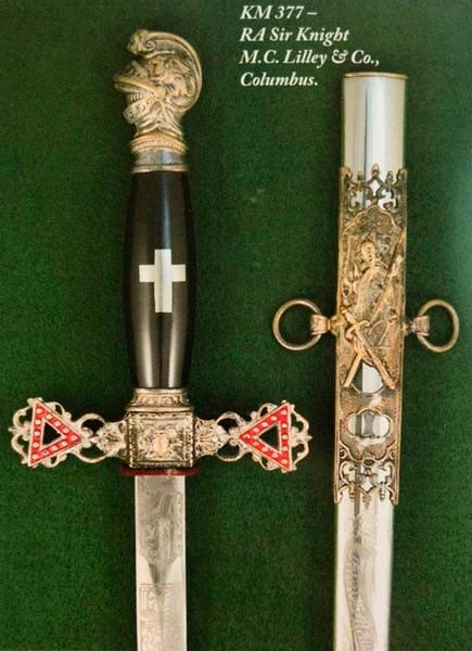 Американская шпага Высших чинов масонской ложи Королевской Арки