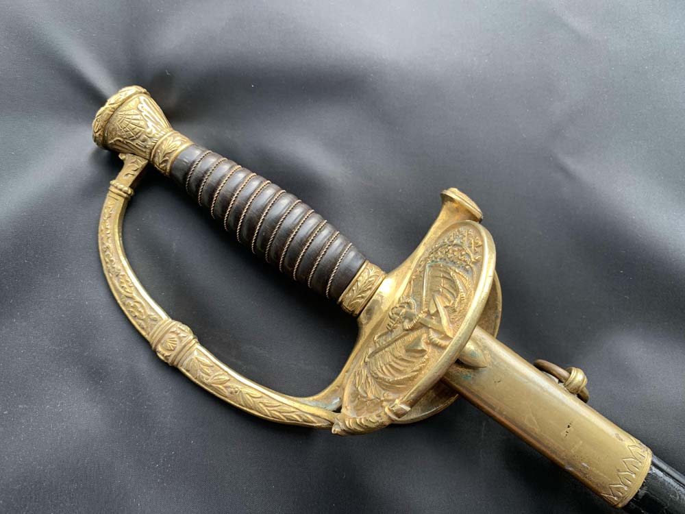 Шпага французских морских служб и комиссариата образца 1837-1853 г.