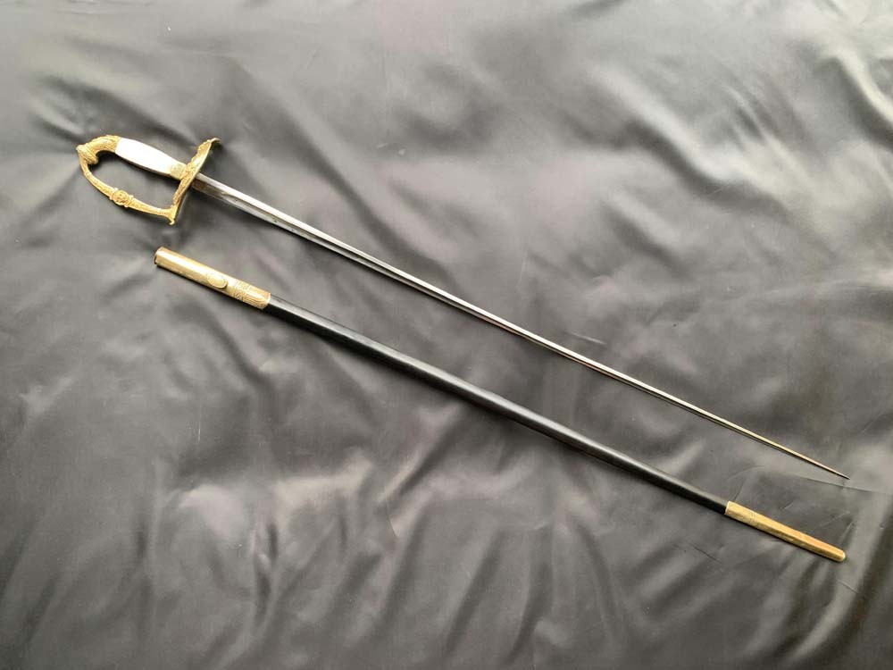 Французская шпага офицера Национальной гвардии Луи Филиппа