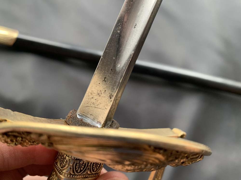 Французская шпага офицера Национальной гвардии Луи Филиппа