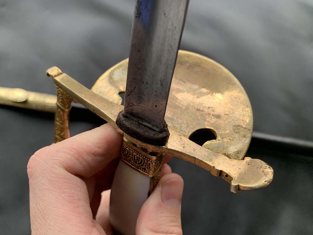 Французская шпага офицера Национальной гвардии Луи Филиппа