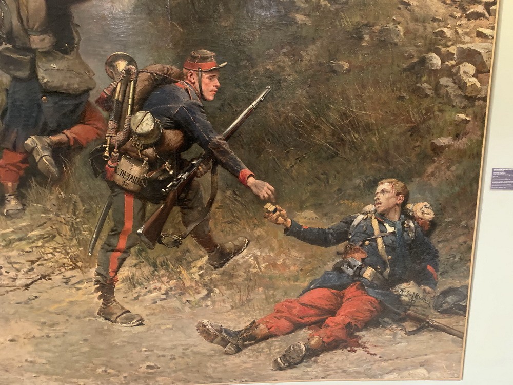 Античний розпис зі зброєю 