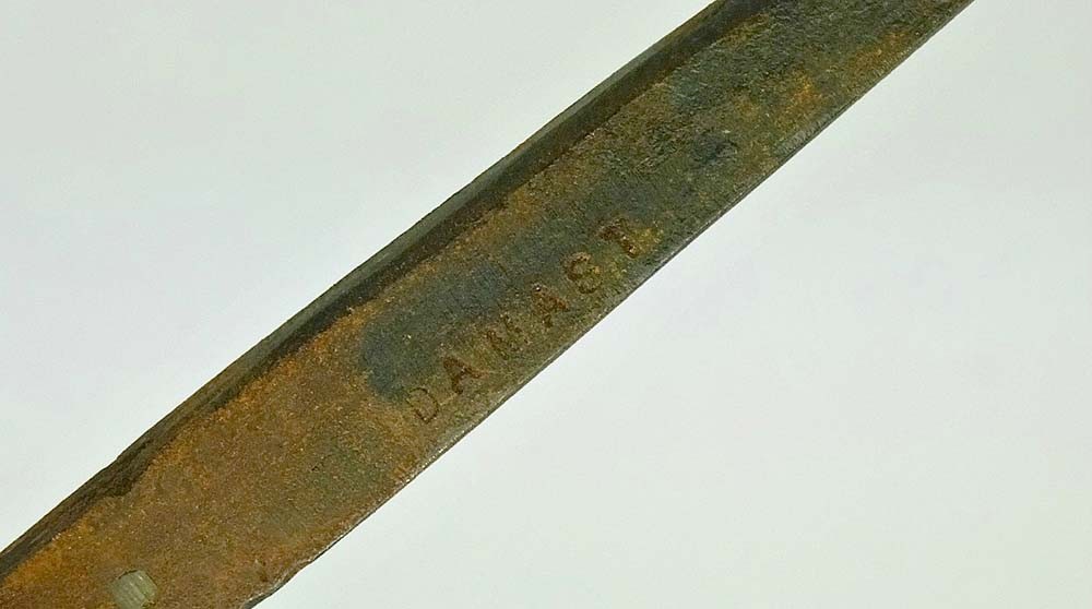 Early Luftwaffe sword with Damascus blade, stamped "Damascus" 