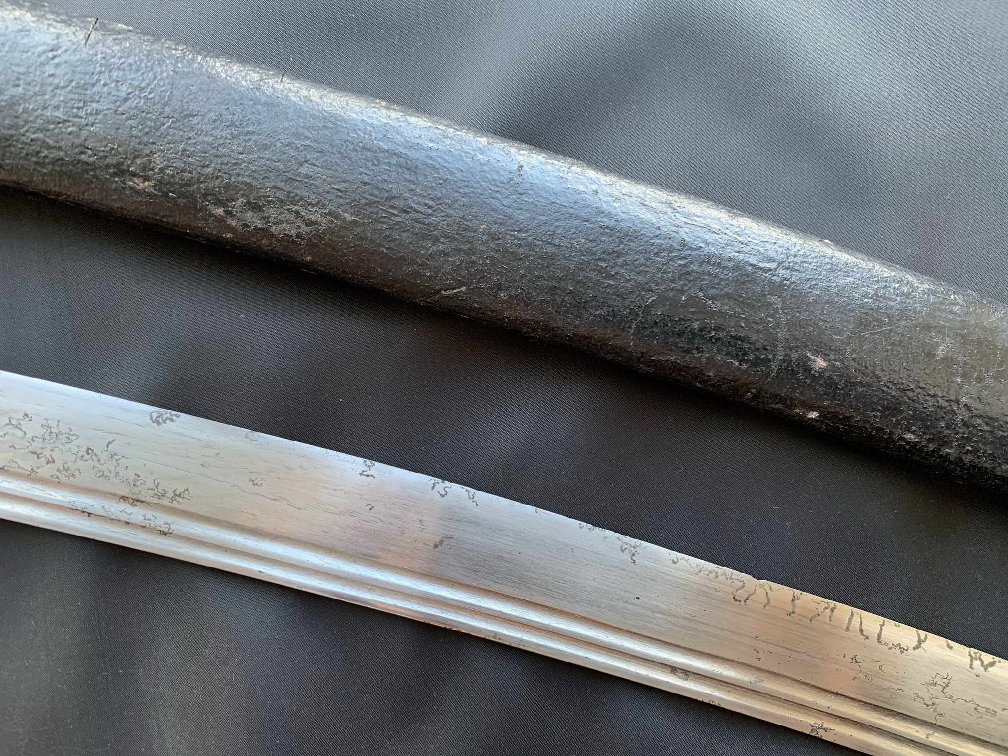 Шашка кавказского типа с моржовой рукояткой