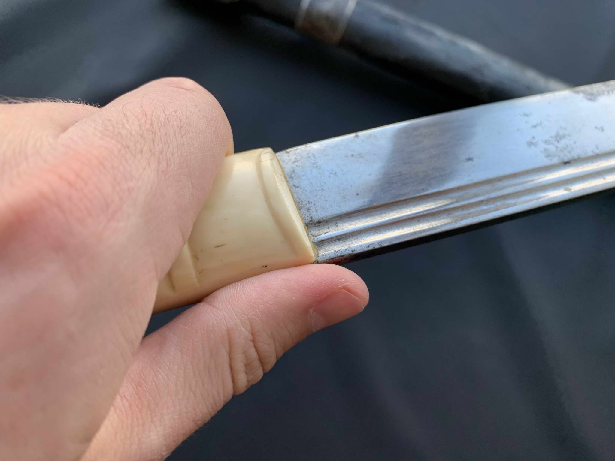 Шашка кавказского типа с моржовой рукояткой