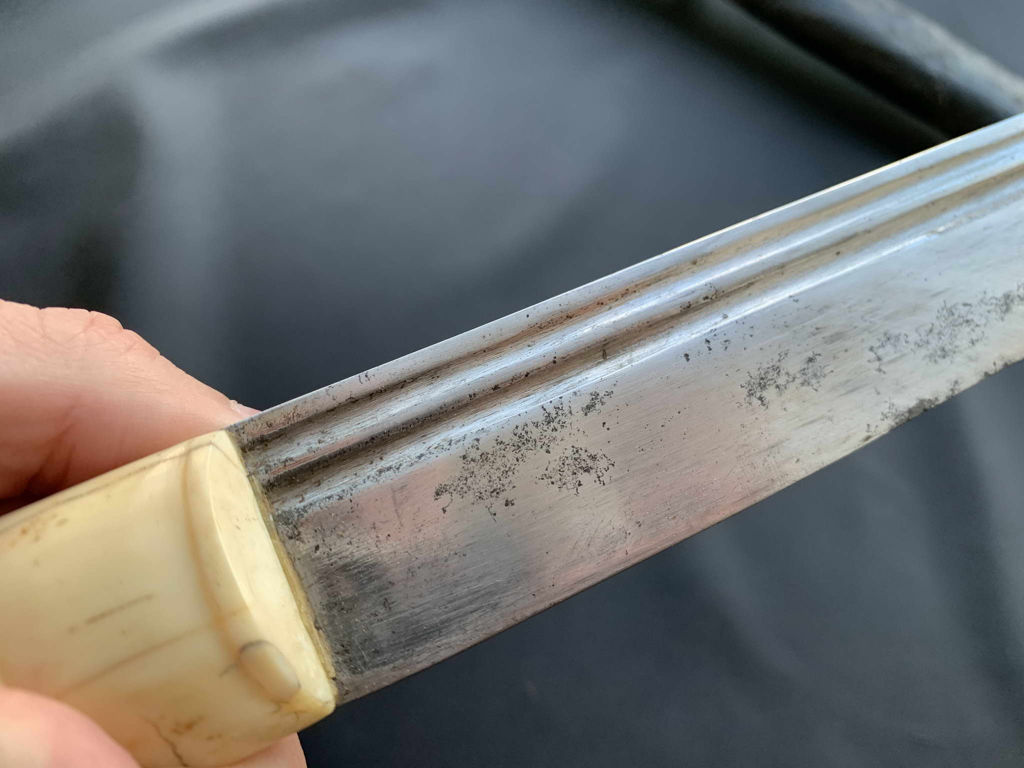 Шашка кавказского типа с моржовой рукояткой