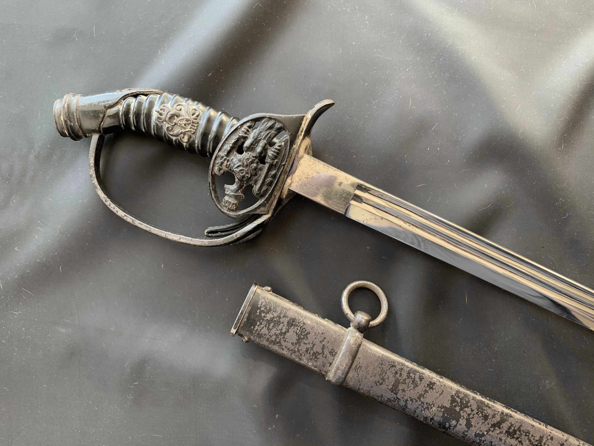 Прусский офицерский пехотный палаш образца 1889 года