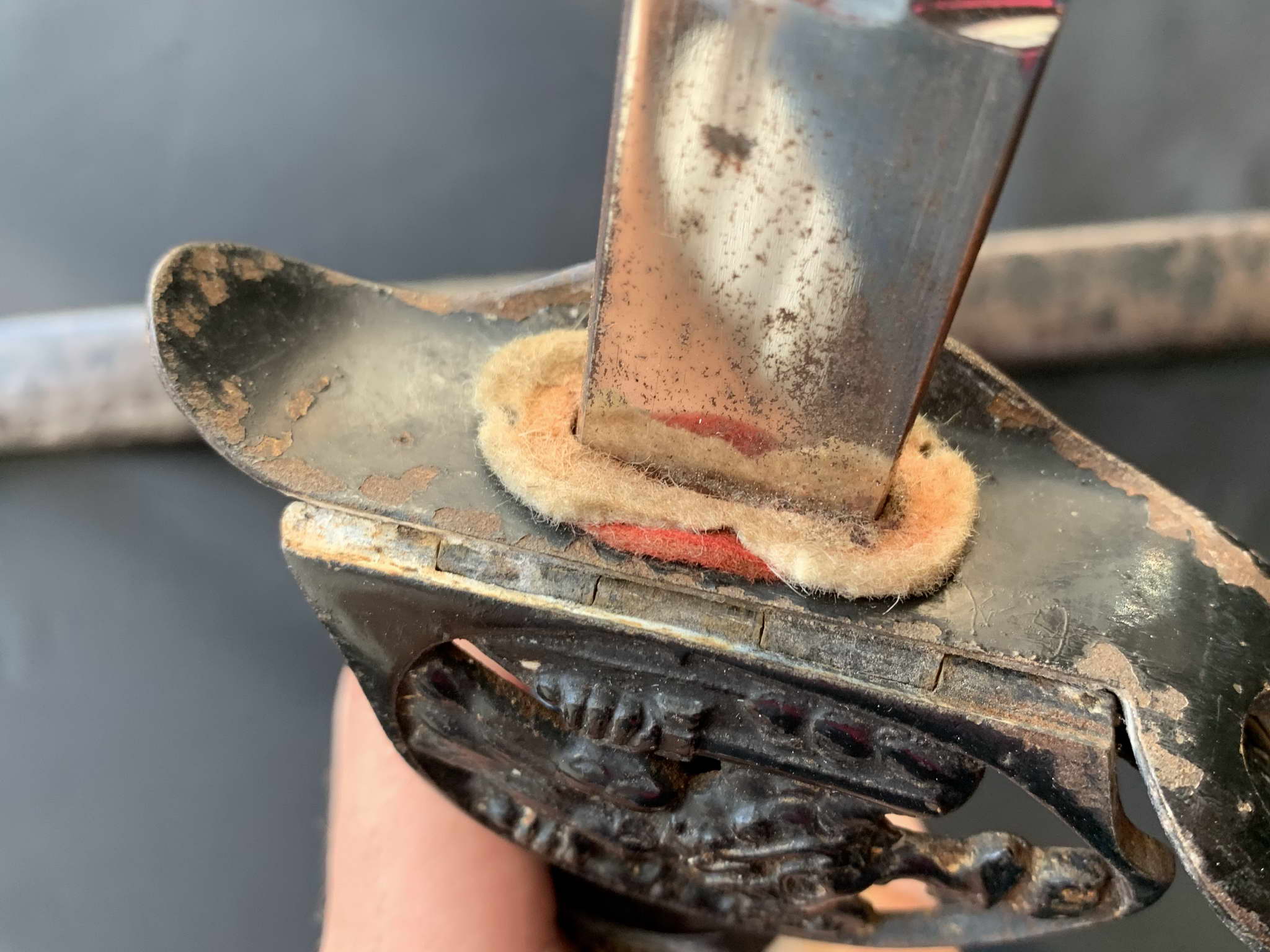 Прусский офицерский пехотный палаш образца 1889 года