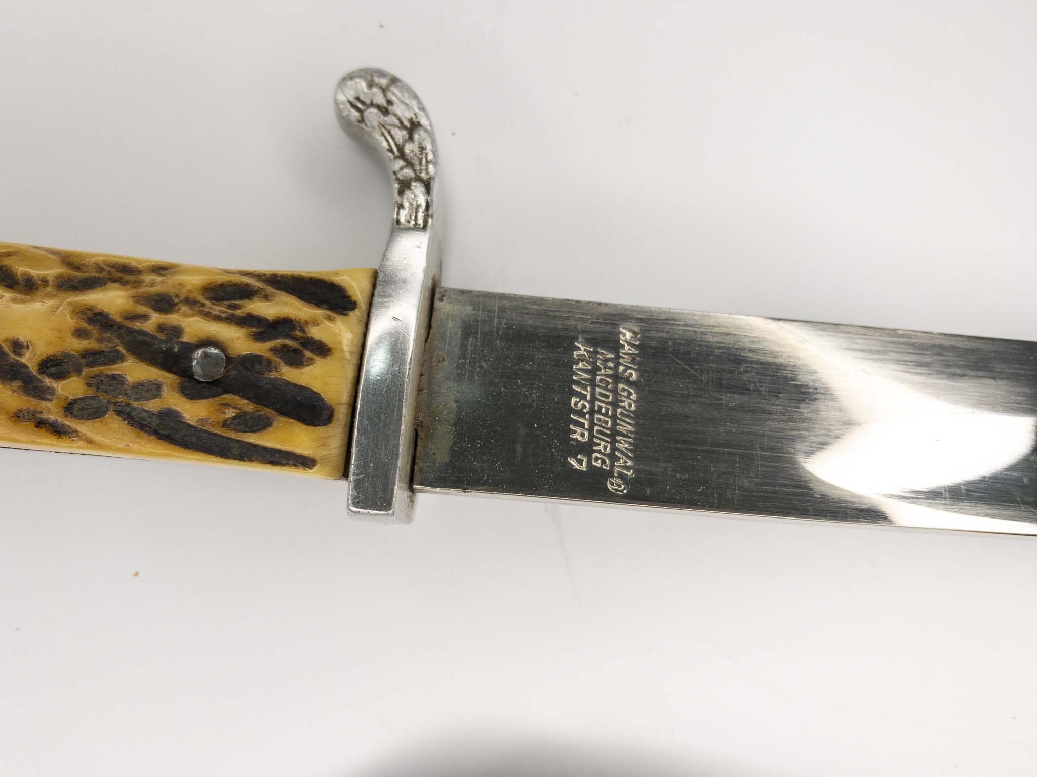 Штык полиции период Третьего Рейха. Производитель E.u.F Horster Solingen