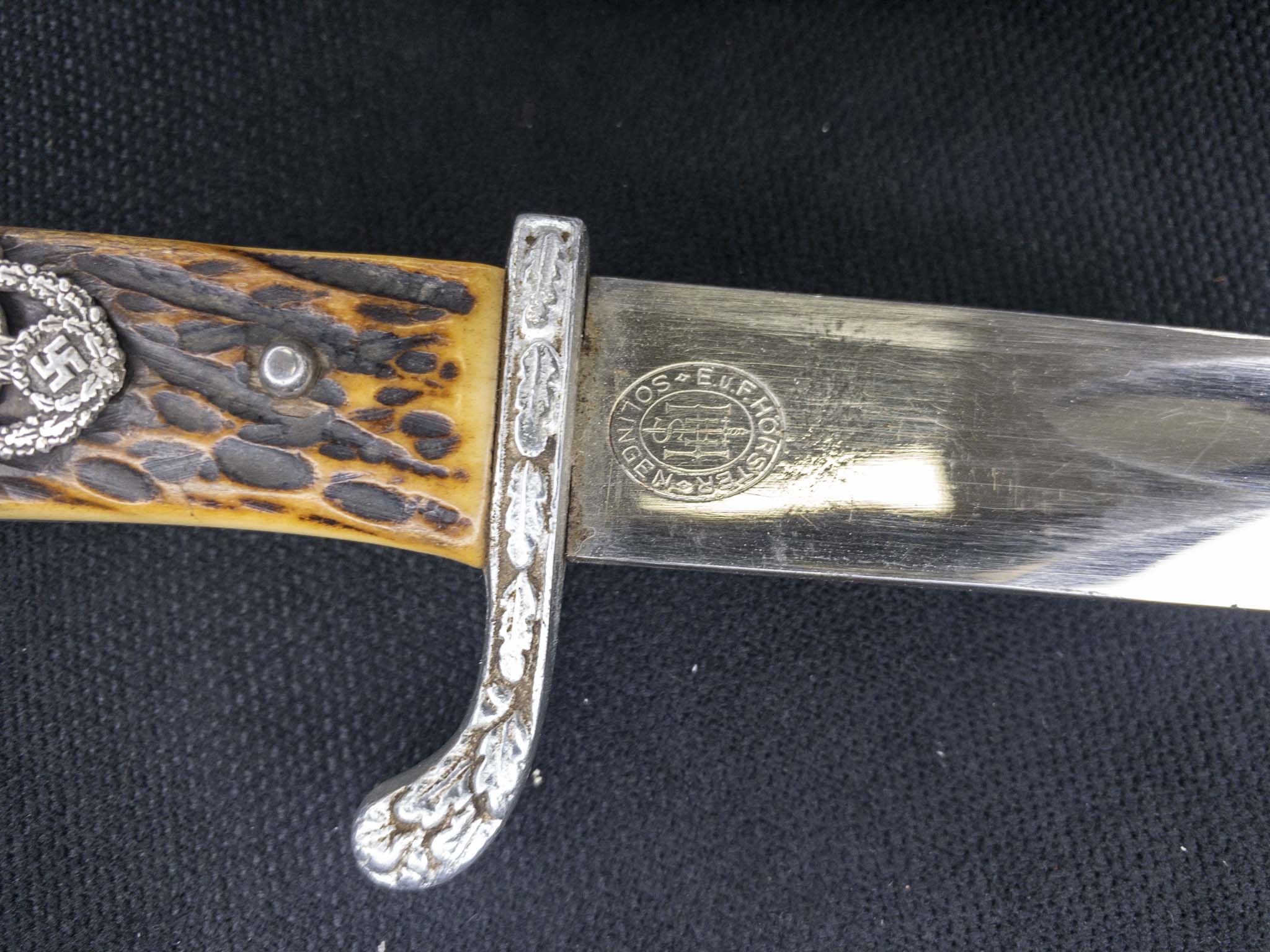 Штык полиции период Третьего Рейха. Производитель E.u.F Horster Solingen