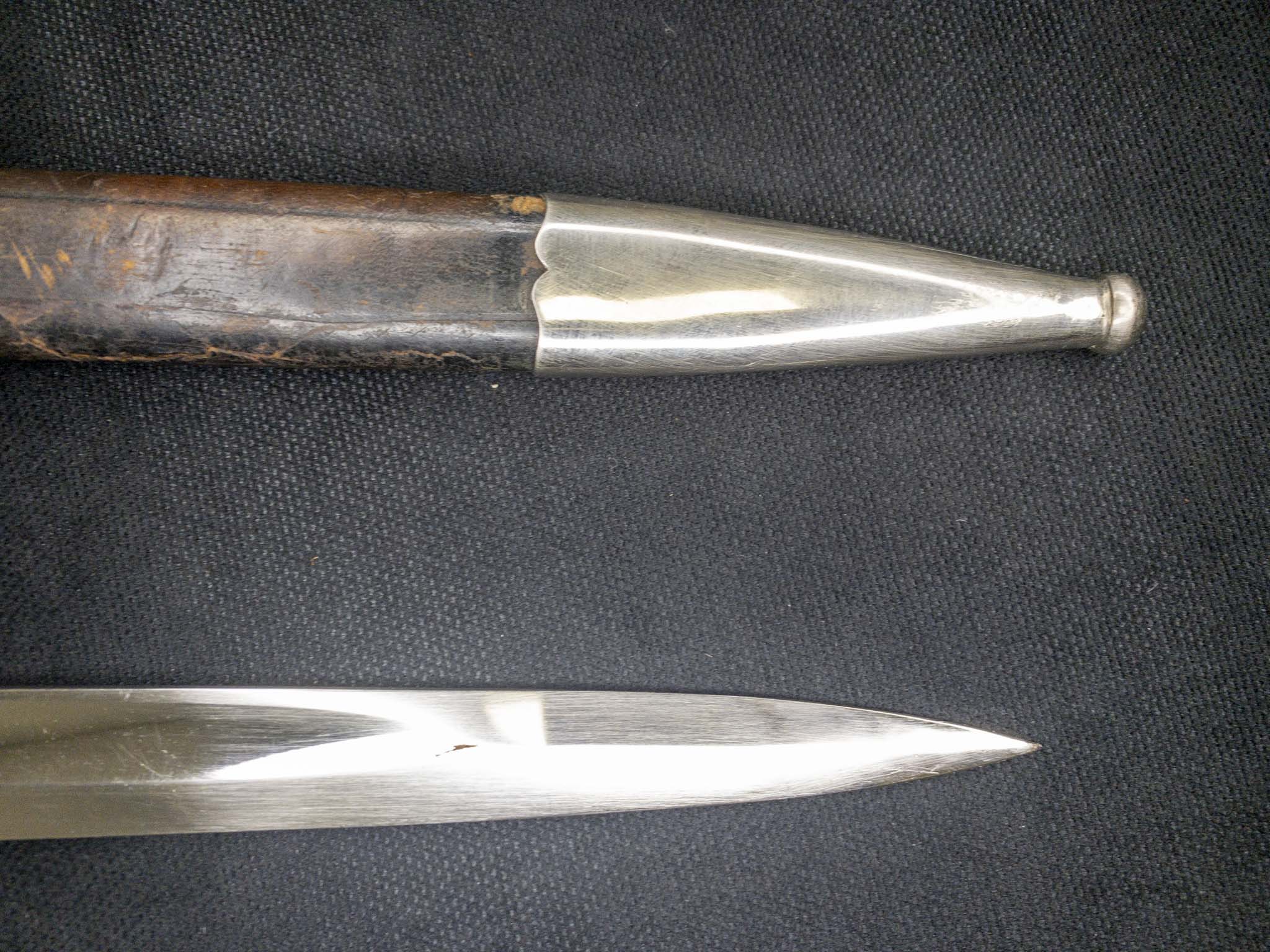 Штык полиции период Третьего Рейха. Производитель E.u.F Horster Solingen