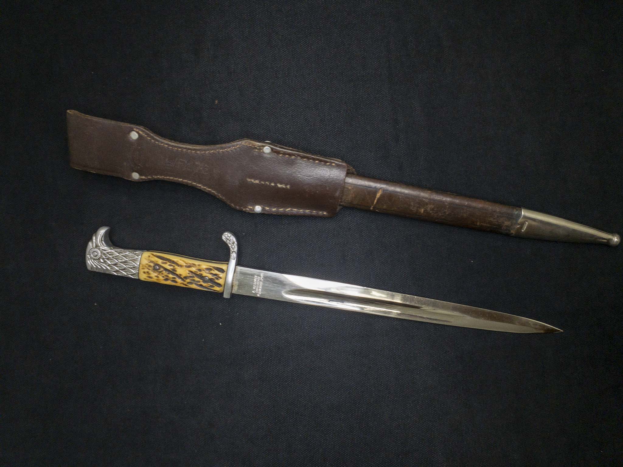 Штык полиции период Третьего Рейха. Производитель E.u.F Horster Solingen