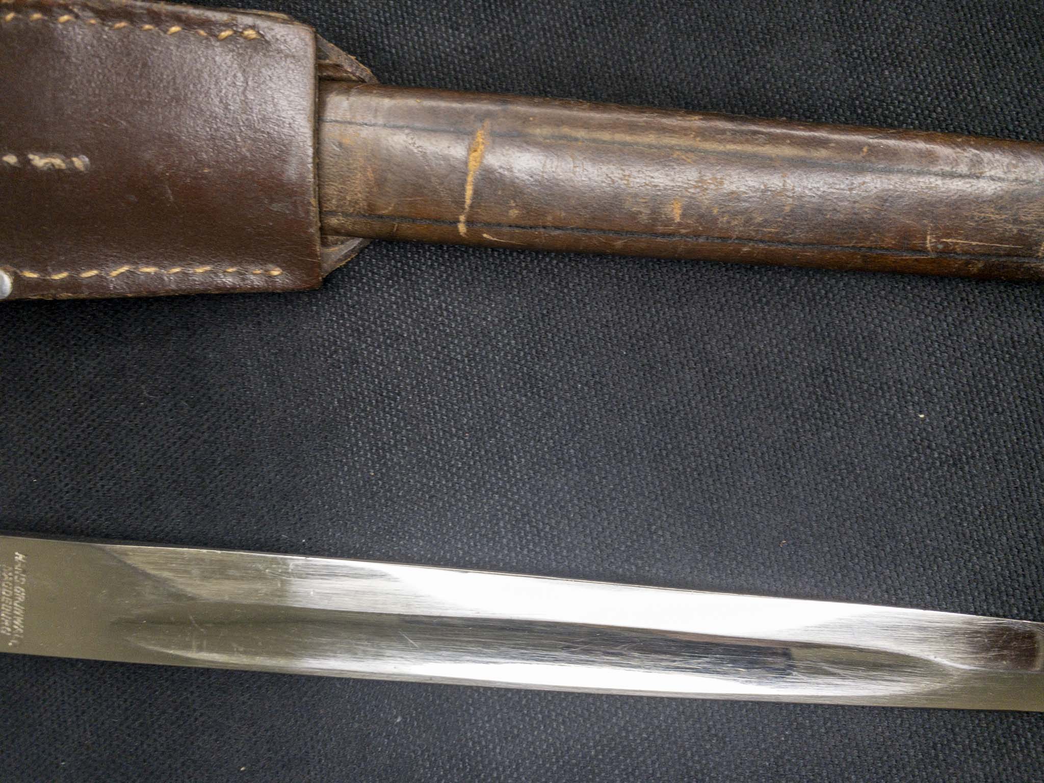 Штык полиции период Третьего Рейха. Производитель E.u.F Horster Solingen