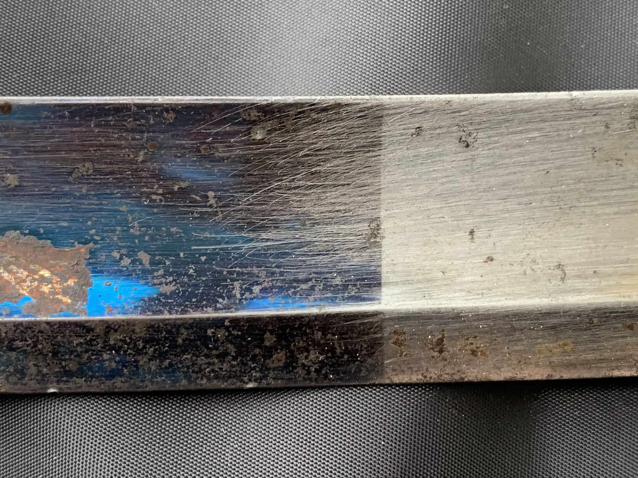 Редкая шведская морская сабля с головой льва в синении и золочении