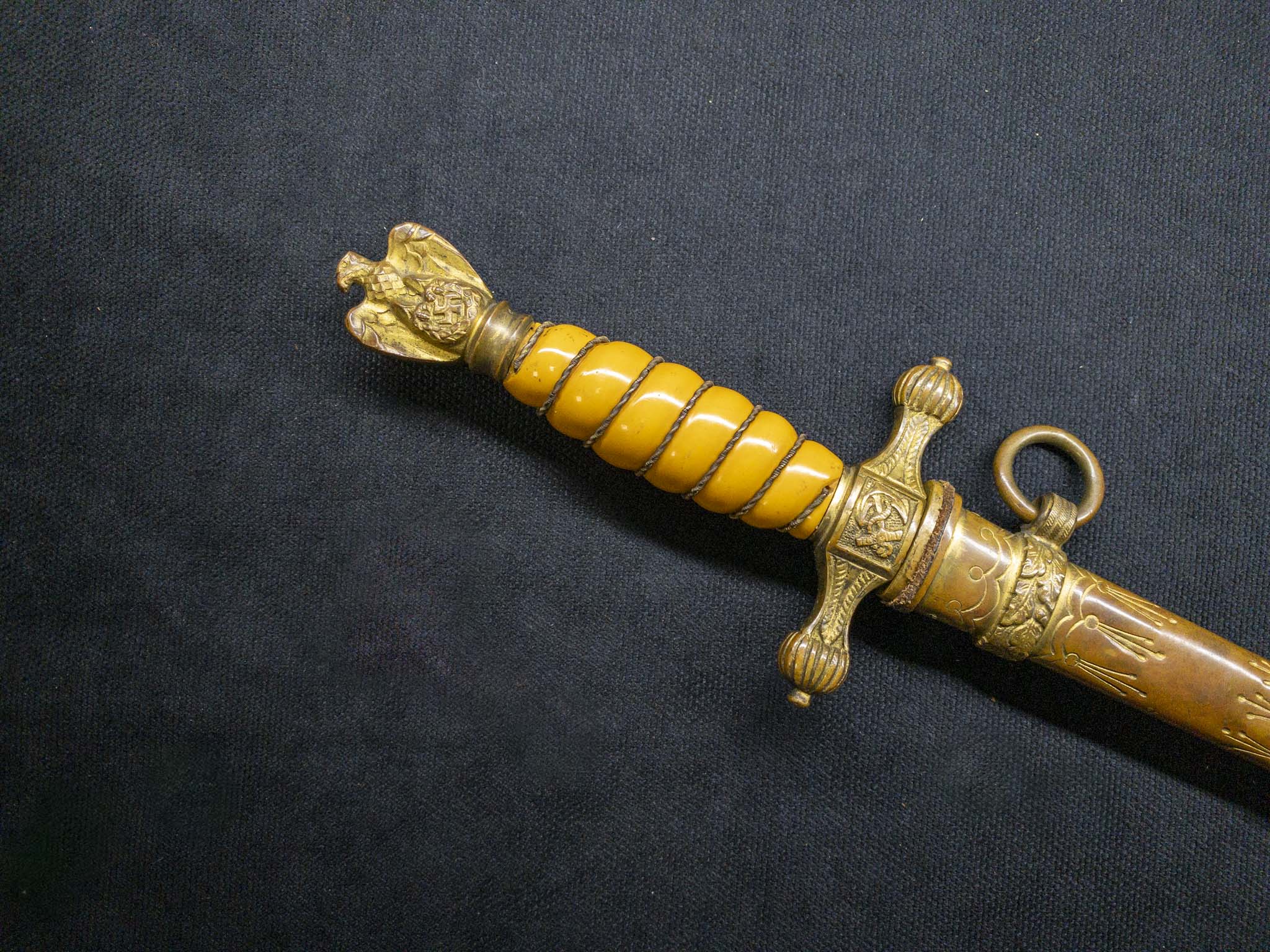 Ранний кортик для курсантов ВМФ Кригсмарине производитель Holler Третий рейх