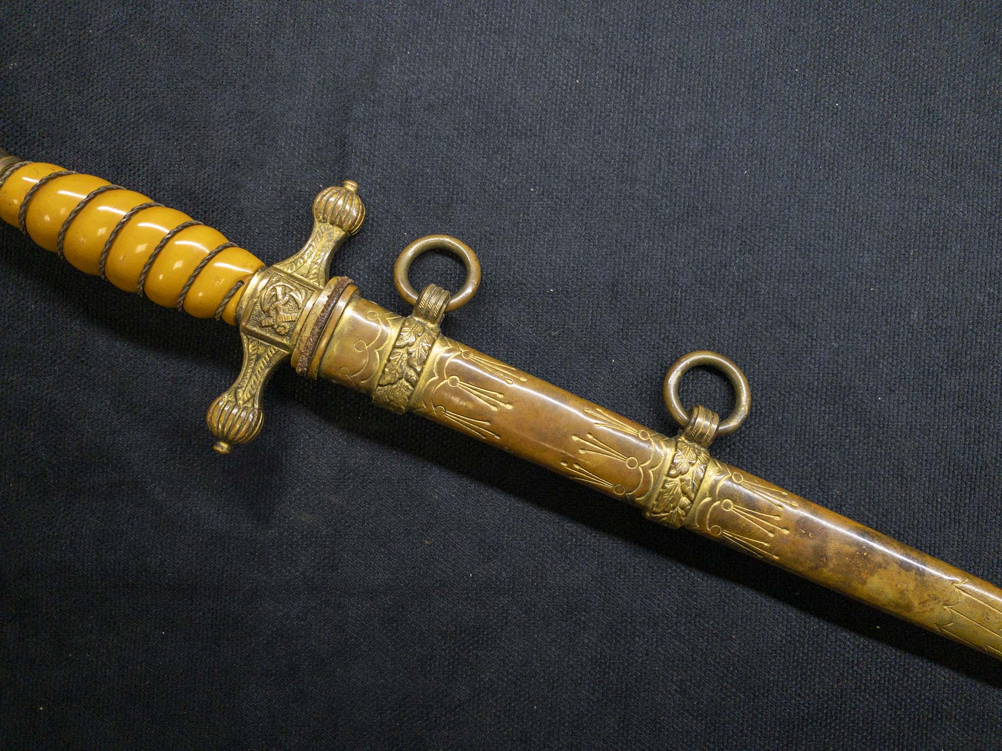 Ранний кортик для курсантов ВМФ Кригсмарине производитель Holler Третий рейх