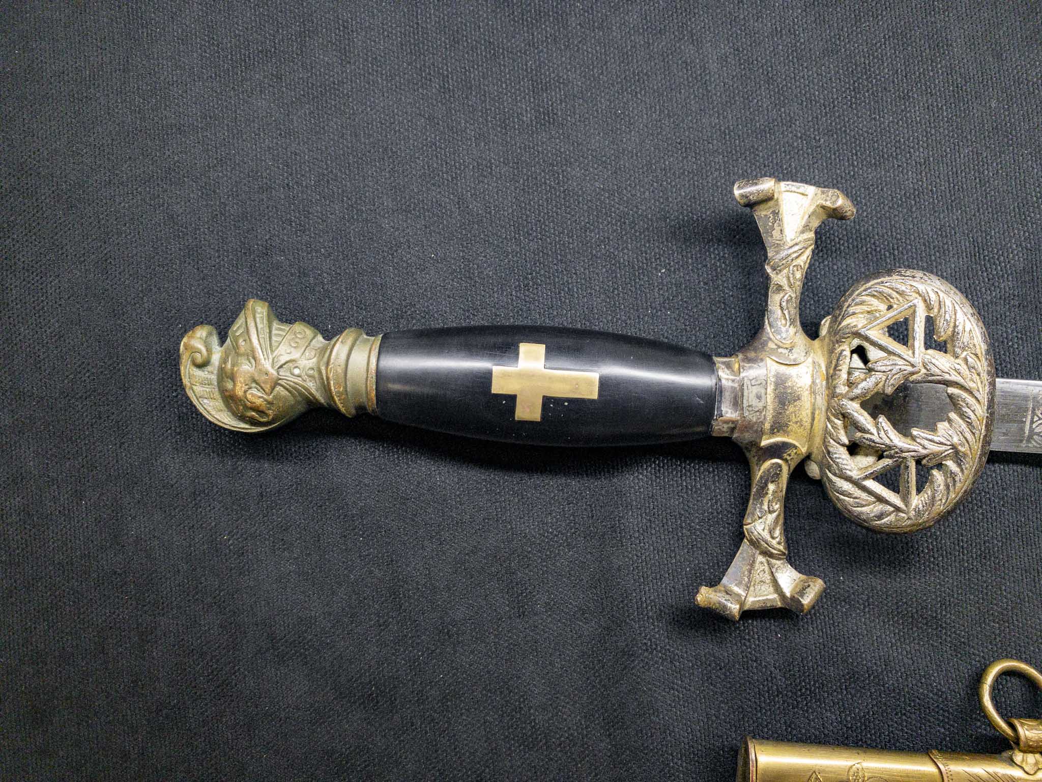 Ритуальная шпага рыцаря масонского ордена KM 403- RA Генерал-капитан Ames Sword Co