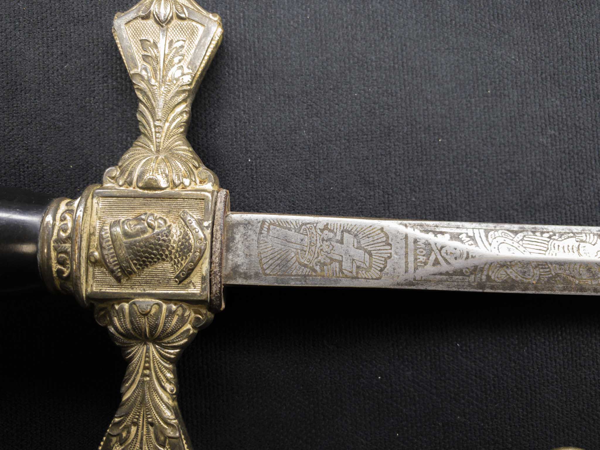 Ритуальная шпага рыцаря масонского ордена Тамплиеров США