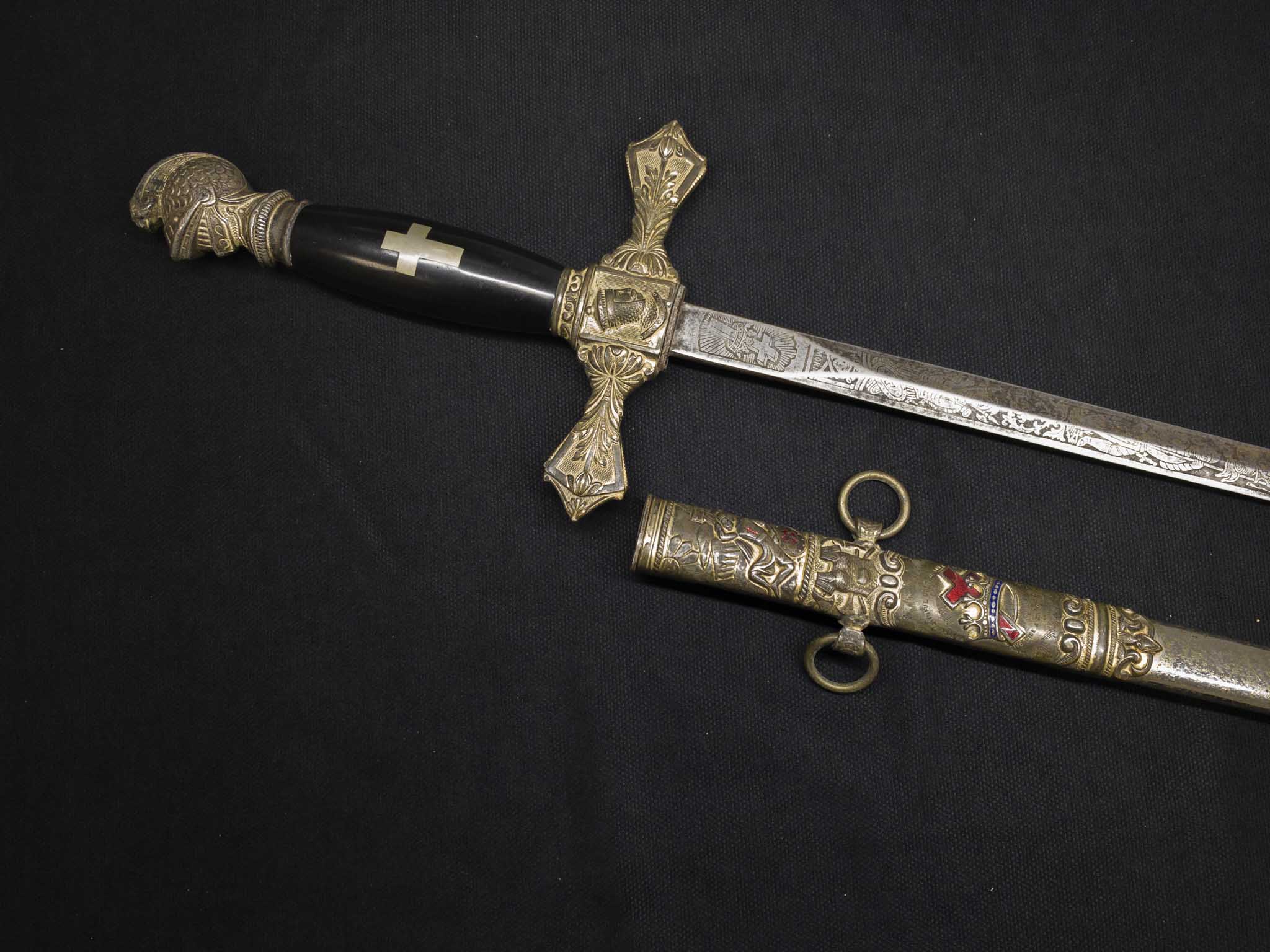 Ритуальная шпага рыцаря масонского ордена Тамплиеров США