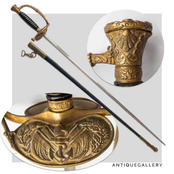 Шпага морская офицерская обр. 1837 г. Франция