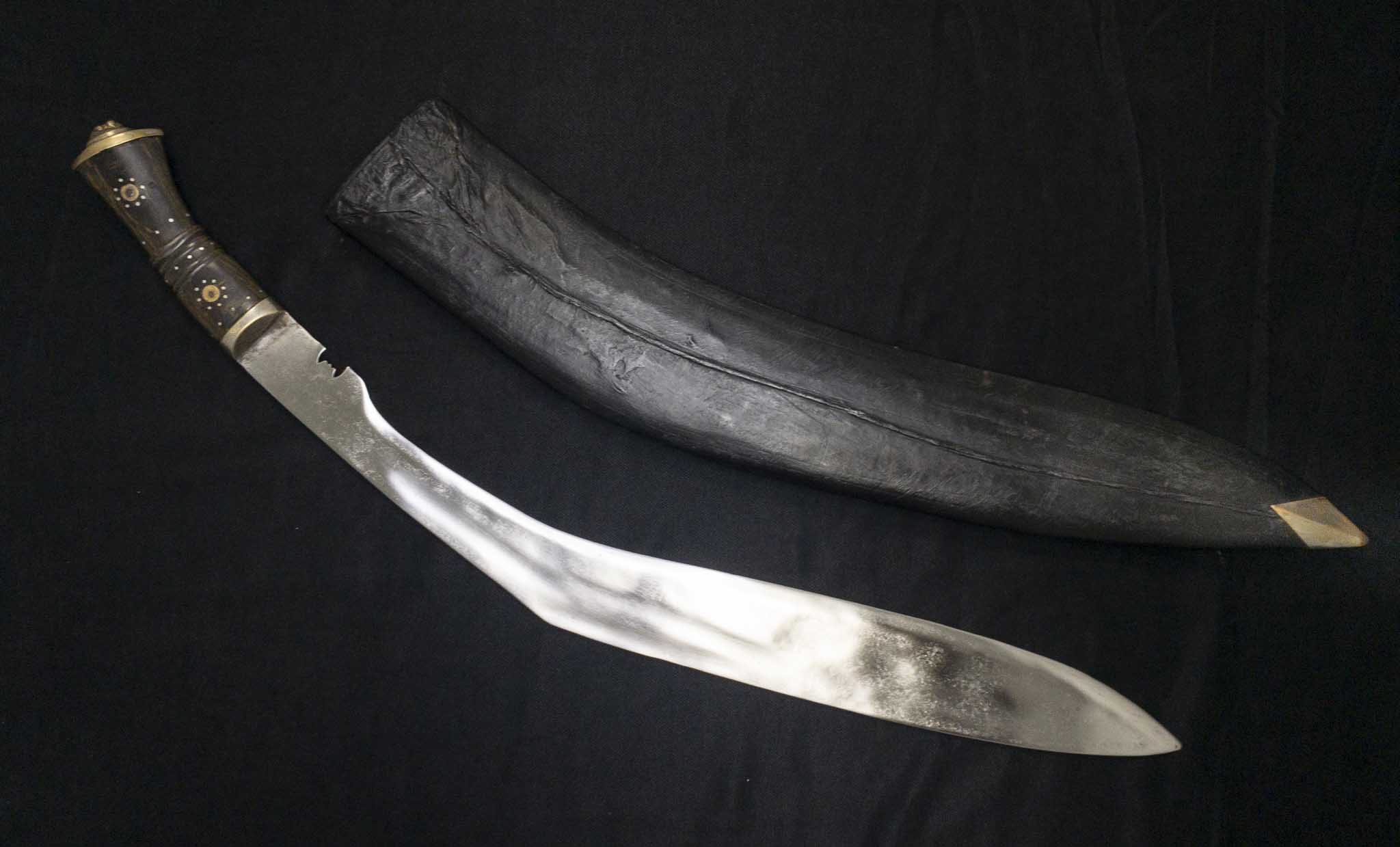Купить Церемониальный огромный Кукри Индия,Непал нож⚔️ Гурков