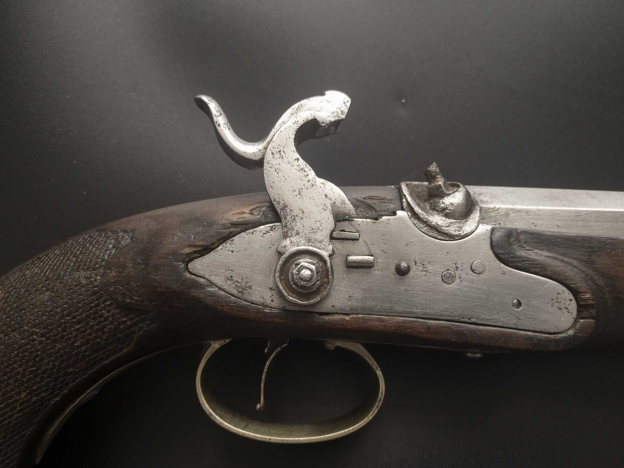 Испанский капсюльный пистолет Miquelet lock 19 века