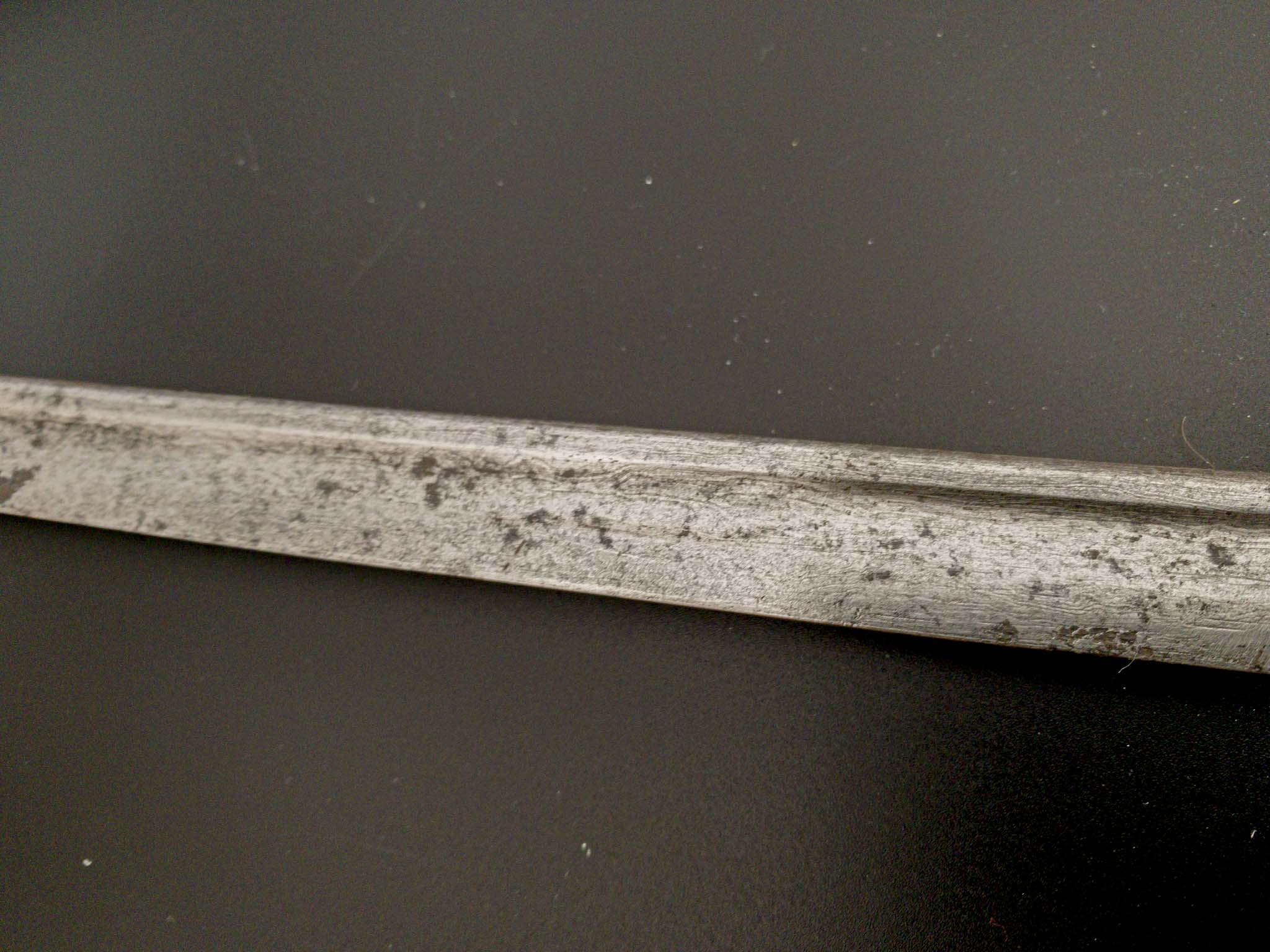 Немецкая сабля клинок дамаск или дамаскирование