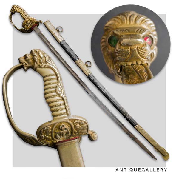 Морская немецкая сабля Кригсмарине Третий Рейх Производитель WKC