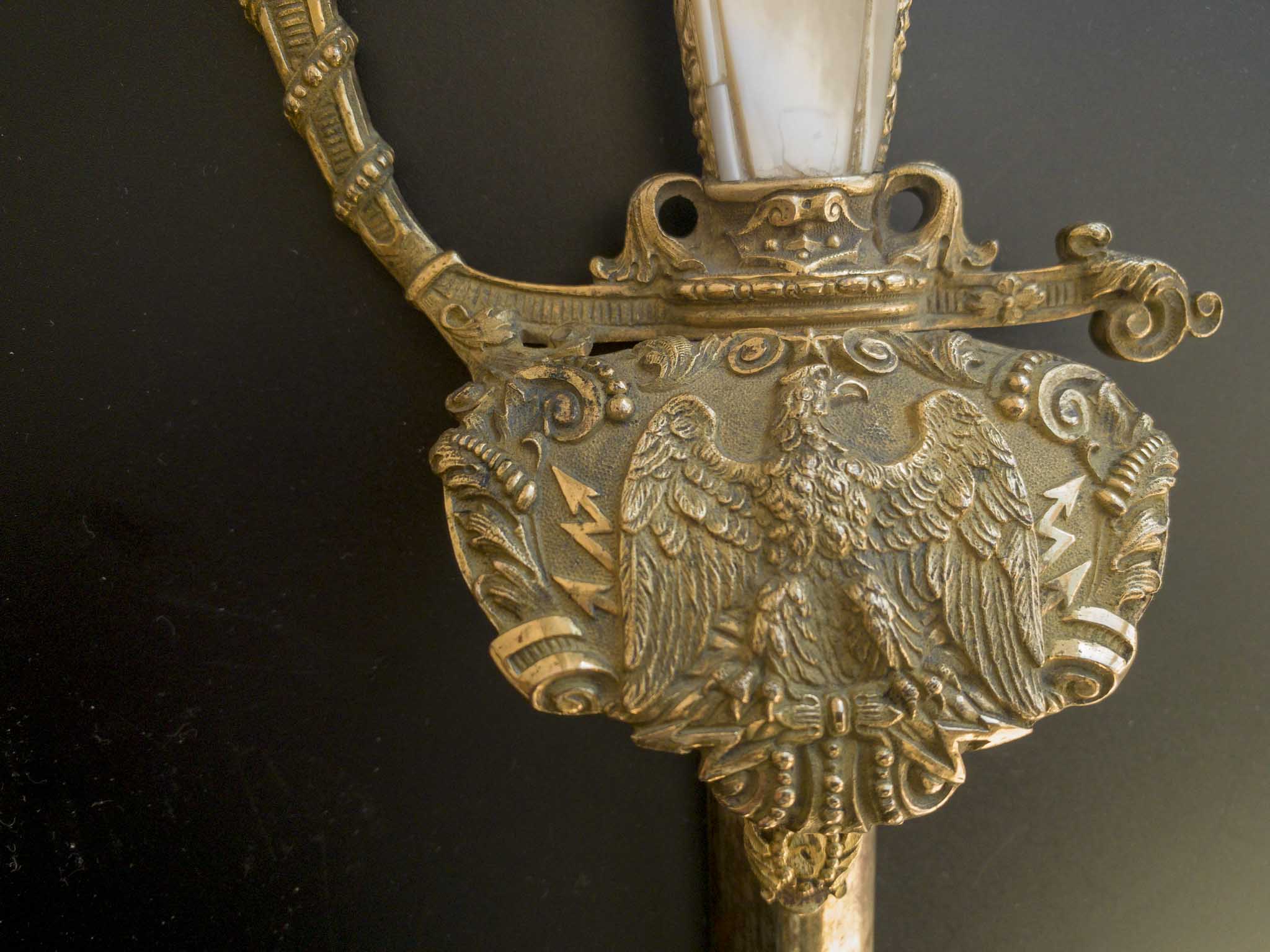 Французская шпага комиссара порохового ведомства образца 1852 года