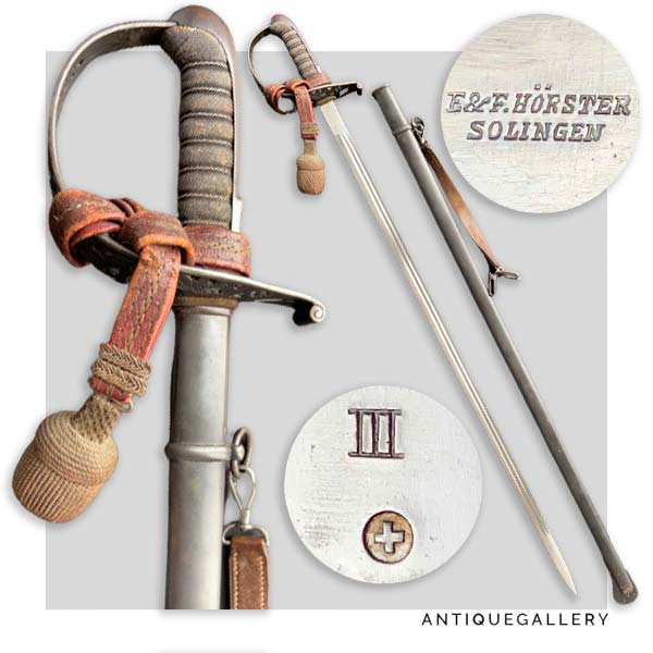 Швейцарский кавалерийский офицерский палаш образца 1867 года