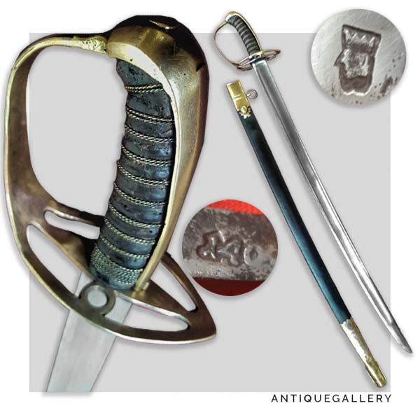 Французька шабля молодшого офіцера піхоти. Період Революції в Франції (1800-і роки.)