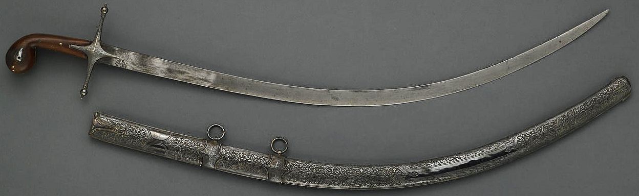 Ф.4. Клинок шамширу, ефес –османський.