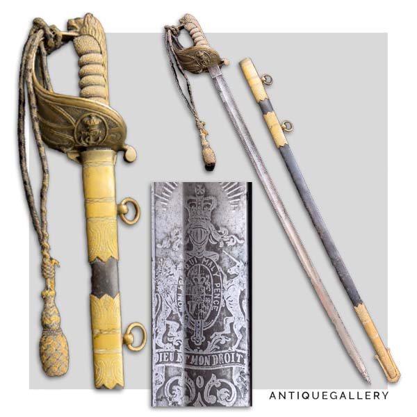 Сабля морская офицерская образца 1827 Великобритания