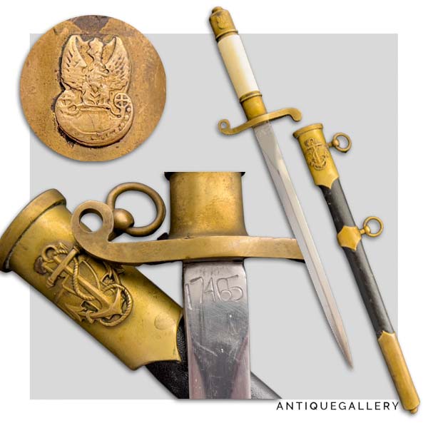 Польський кортик офіцерський військово-морського флоту модель 1952 ПНР