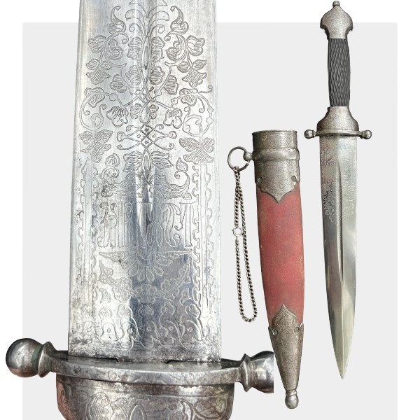 Антикварный охотничий кинжал «Златоуст»