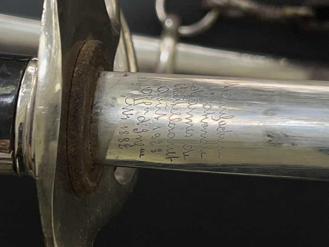 Французский офицерский пехотный палаш 1882 года