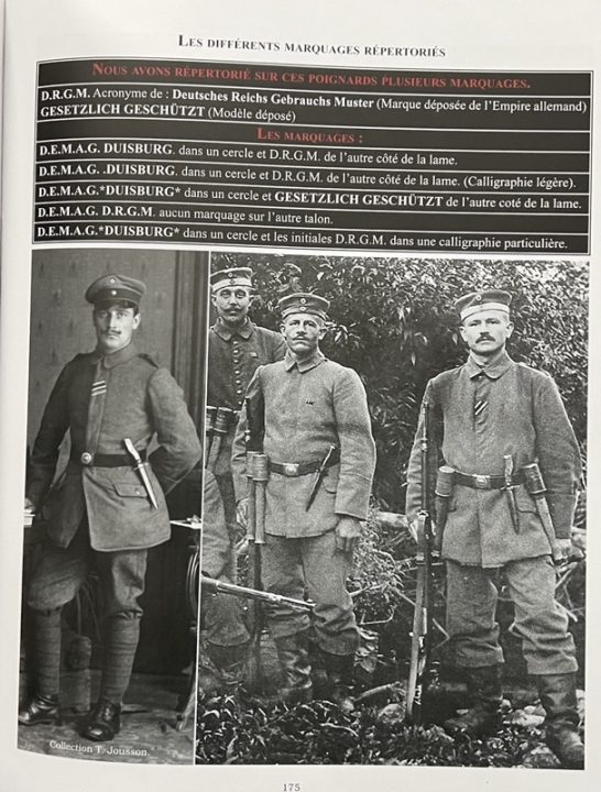 Немецкий окопный штык-кинжал "Demag" периода Первой мировой войны