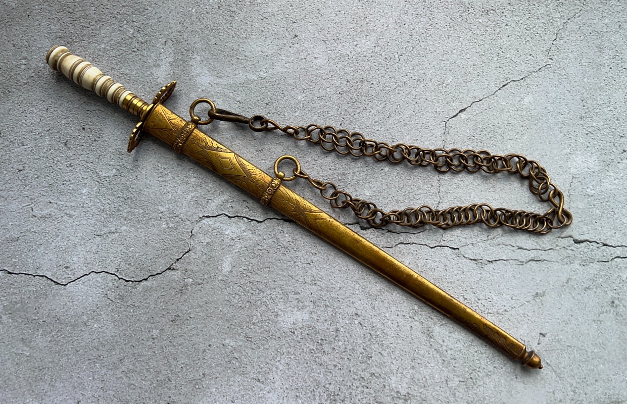 Английский военно-морской кортик 1800-х годов