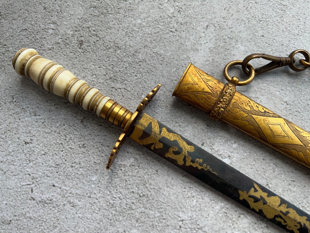 Английский военно-морской кортик 1800-х годов