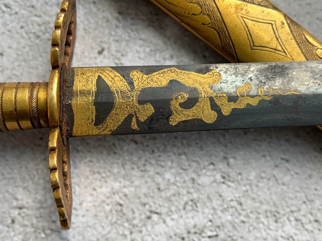 Английский военно-морской кортик 1800-х годов