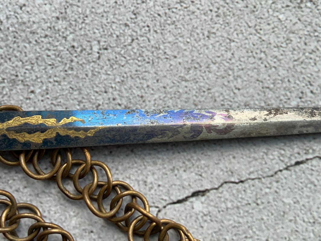 Английский военно-морской кортик 1800-х годов